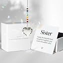 Hegelda Sister Birthday Gifts Crystal Suncatcher Christmas Ornaments