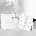 Hegelda White Birthday Gifts for Women Friendship Heart Crystals Suncacther