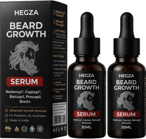 Hegza Advanced Beard Growth Serum with Redensyl