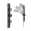 Height &amp; Angle Adjustable Handheld Shower Head Holder, Metal Hand Held Showerhead Holder, Handheld Showerhead Holder Wall Mount, No Dril, Strong Adhesive, Suitable for Bathroom or RV, Matte Black