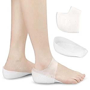 height increase insoles for men amp women  adjustable orthotic heel insoles for comfort amp breathability  elevator lift kit up to 2cm to 3cm  height booster amp heel protector 1 pair