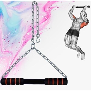 height increase rod for hanging rod for homegym use for kids adults fitted with heavy duty pull up bar chain sangal heavy duty 5ft-pull-up-bar