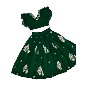 Helene Baby Girls Readymade Ethnic Wear Georgette