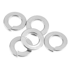 helifouner 100 pieces 10 stainless steel split lock washers spring lock washers for screws bolts
