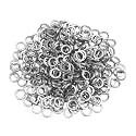 HELIFOUNER 100 Pieces 4# Stainless Steel Split Lock Washers, Spring Lock Washers for Screws Bolts