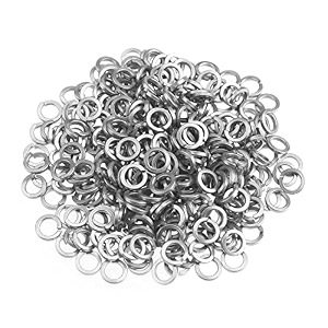 helifouner 200 pieces 2 stainless steel split lock washers spring lock washers for screws bolts