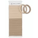 Heliums Soft Hair Ties - No Damage Seamless Nylon Fabric Bands, Stretchy Ponytail Holders for Thin &amp; Thick Hair - Standard 1.5 Inch, Blonde Mix, 20 Pack