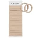 Heliums Soft Hair Ties - No Damage Seamless Nylon Fabric Bands, Stretchy Ponytail Holders for Thin &amp; Thick Hair - Standard 1.5 Inch, Light Blonde, 20 Pack