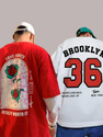 HELL BOUND Typography Men Round Neck Multicolor