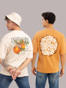 HELL BOUND Typography Men Round Neck Multicolor