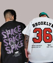 HELL BOUND Typography Men Round Neck Multicolor