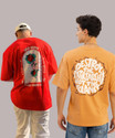 HELL BOUND Typography Men Round Neck Multicolor