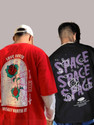 HELL BOUND Typography Men Round Neck Multicolor