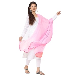 hella fashions 225 meters solid chiffon dupatta lightweight designer chunni scarf for ethnic wear casual wear -pack of 1