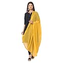 HELLA FASHIONS 2.25 Meters Solid Chiffon Dupatta, Lightweight Designer Chunni, Scarf for Ethnic Wear, Casual Wear -Pack of 1