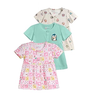 HELLCAT 100 Cotton Baby Frock Dress for