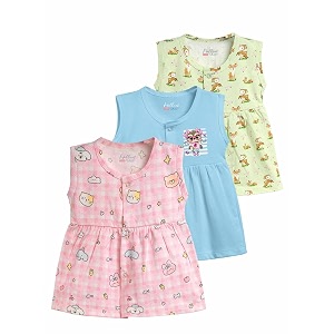 HELLCAT 100 Cotton Baby Frock Dress for