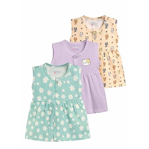 HELLCAT 100 Cotton Baby Frock Dress for