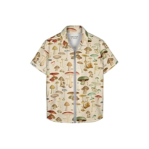 HELLCAT Beige Trendy Regular Fit Printed Causal