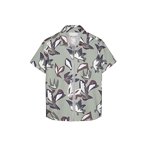 HELLCAT Beige Trendy Regular Fit Printed Causal