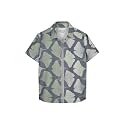 HELLCAT Beige Trendy Regular Fit Printed Causal