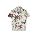 HELLCAT Beige Trendy Regular Fit Printed Causal