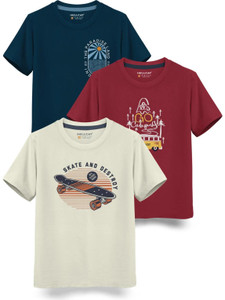 Hellcat Boys Printed Cotton Blend Regular T