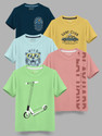 Hellcat Boys Printed Cotton Blend Regular T Shirt