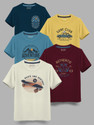 Hellcat Boys Printed Cotton Blend Regular T Shirt