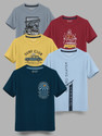 Hellcat Boys Printed Cotton Blend Regular T Shirt