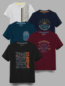 Hellcat Boys Printed Cotton Blend Regular T Shirt