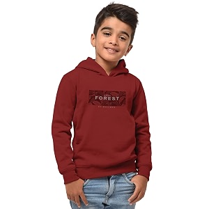 HELLCAT Boys Regular Fit Fulsleeve Hooded Sweatshirt