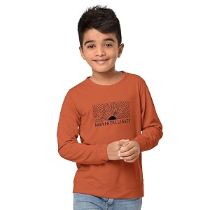 HELLCAT Boys Regular Fit Fulsleeve Sweatshirt with