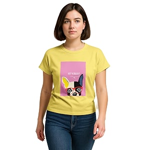 HELLCAT Mulitcolor Trendy Printed Body Fit T-Shirt