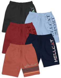 Hellcat Short For Boys Casual Printed Cotton