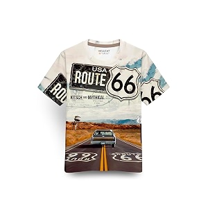 HELLCAT Trendy Front Back Graphic Printed