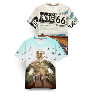 HELLCAT Trendy Front Back Graphic Printed
