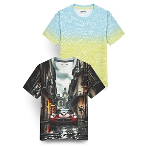 HELLCAT Trendy Front Back Graphic Printed