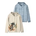 HELLCAT Trendy Printed Cotton Blend Hoodie Sweatshirt