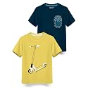 HELLCAT Trendy Typographic Printed Cotton Blend Half