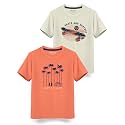 HELLCAT Trendy Typographic Printed Cotton Blend Half