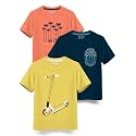 HELLCAT Trendy Typographic Printed Cotton Blend Half