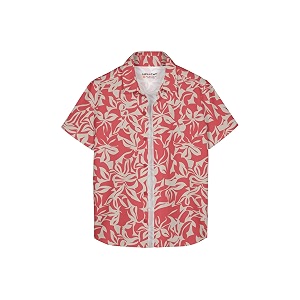 hellcat yellow trendy regular fit printed causal shirt for boys