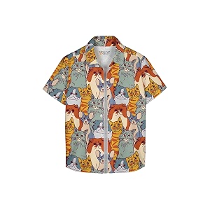 HELLCAT Yellow Trendy Regular Fit Printed Causal