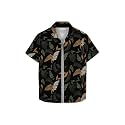 HELLCAT Yellow Trendy Regular Fit Printed Causal Shirt for Boys