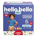 Hello Bello Dr. Seuss Babies Premium Diapers, Size 6, 42 Count: Softness & Protection for Sensitive Skin