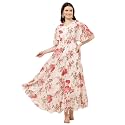 HELLO DESIGN Women V-Neck Solid Maxi Dresses