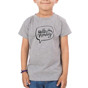 Hello Monday Box Kids T-Shirt Boys Girls