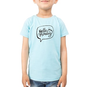 Hello Monday Box Kids T-Shirt Boys Girls