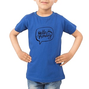 Hello Monday Box Kids T-Shirt Boys Girls